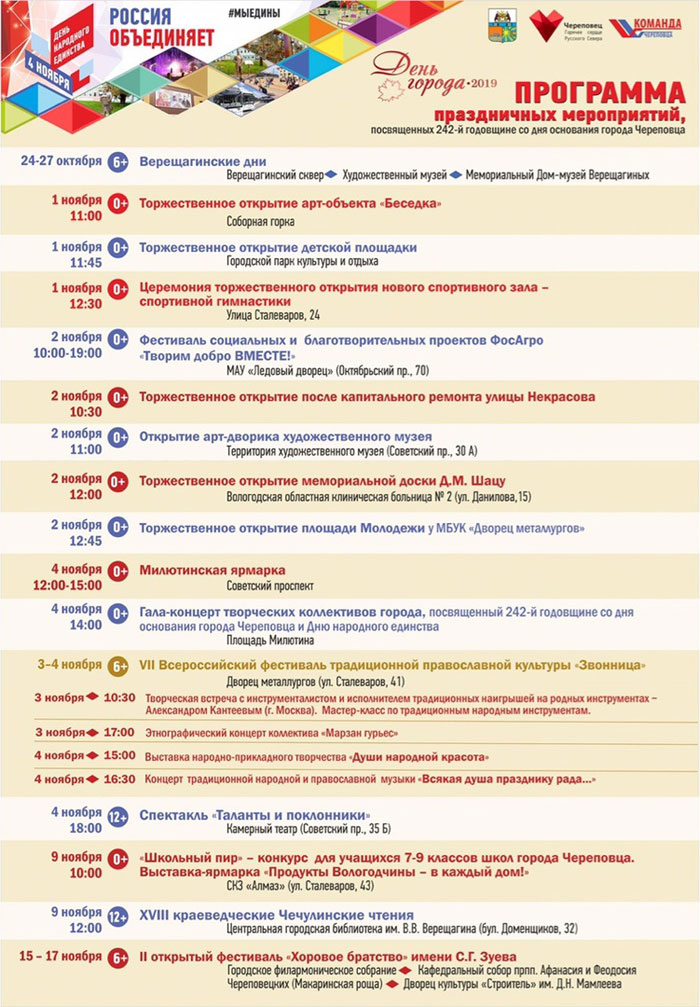 Какой сегодня праздник в череповце. Мероприятия в Череповце. День города Череповец афиша. Афиша мероприятий день города город Череповец. Программа торжественного мероприятия.